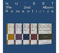 NU'EST ROMANTICIZE 2nd Album 5VER FULL SET. 5 CD+1p UNFOLDED POSTER+5 Photo Book(each 52p)+5 Lyrics Book(each 12p) +5 Photo Post Card(1set 6ea)+5 Book Mark+10 Photo Card K-POP SEALED+TRACKING CODE
