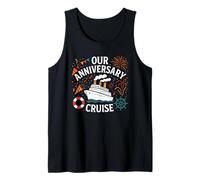 Nuestra celebración náutica de Crucero de Aniversario Camiseta sin Mangas