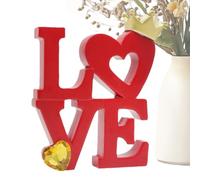 nuestra decoración de mesa con- signo de amor | Signo de mesa de postre de carta amor romántico rojo Crea impresiones duraderas, irradiando calidez y belleza, nuestra decoración de t