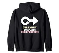 Nuestra Familia apoya al Defensor de la Conciencia del Espectro Sudadera con Capucha
