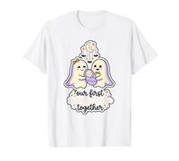 Nuestra Primera Temporada Espeluznante Juntos Halloween Crianza Fantasmal Camiseta gráfica económica, Hombre, Blanco, M