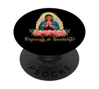 Nuestra Santa Virgen De Guadalupe Virgin Mary Santa Madre PopSockets PopGrip Adhesivo