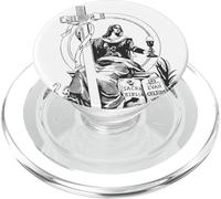 Nuestra Santísima Madre María Tradicional Latina Vintage Católica PopSockets PopGrip para MagSafe