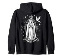 Nuestra Señora de Fátima Bendita Madre María Reina Católica Sudadera con Capucha