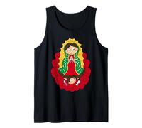 Nuestra Señora de Guadalupe Cartoon Our Lady of Guadalupe Camiseta sin Mangas
