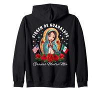Nuestra Señora de Guadalupe Gracias Madre MIA México para Niños Sudadera con Capucha