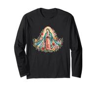 Nuestra Señora De Guadalupe Santa María Poderoso Símbolo Madre María Manga Larga