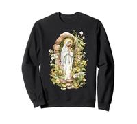 Nuestra Señora de Lourdes Inmaculada Santísima Madre María Católica Sudadera