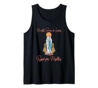 NUESTRA SEÑORA DE LOURDES, ROGAD POR NOSOTROS Camiseta sin Mangas