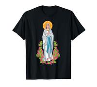 Nuestra Señora De Lourdes. Virgen María Camiseta
