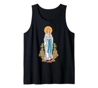 Nuestra Señora De Lourdes. Virgen María Camiseta sin Mangas