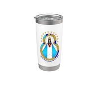 Nuestra Señora de Suyapa Patrona de Honduras Vaso térmico de acero inoxidable de doble pared