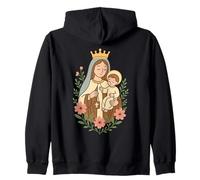 Nuestra Señora del Monte Carmelo - María Santísima Católica Sudadera con Capucha