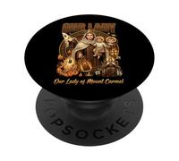 Nuestra Señora del Monte Carmelo Marian Catholic PopSockets PopGrip Adhesivo
