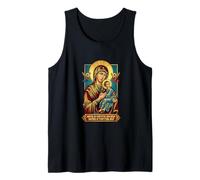 Nuestra Señora del Perpetuo Socorro Beata Madre María Católica Camiseta sin Mangas