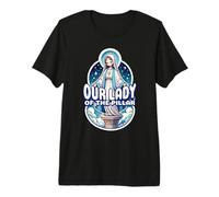 Nuestra Señora del Pilar Niños Nuestra Santísima Madre María Católica Camiseta Premium