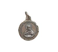 Nuestra Señora Esperanza de Triana Sevilla medalla plata Ley 925m maciza 20mm. relieve - Personalizable - GRABACIÓN INCLUIDA EN EL PRECIO