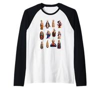 Nuestra Señora la Santísima Madre Títulos Marianos Latinos Católica Camiseta Manga Raglan