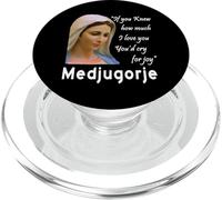 Nuestra Señora Reina de la Paz Medjugorje Totus Tuus Virgen María PopSockets PopGrip para MagSafe