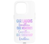Nuestras Risas ilimitadas Memorias innumerables Amistad sin Fin Carcasa para iPhone 15 Pro