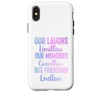 Nuestras Risas ilimitadas Memorias innumerables Amistad sin Fin Carcasa para iPhone X/XS