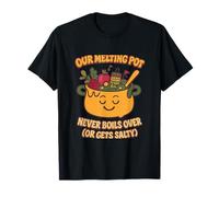 Nuestro crisol Nunca hierve sobre la Unidad gráfico Camiseta