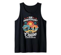 Nuestro crucero de aniversario celebrando 25 años de matrimonio Camiseta sin Mangas