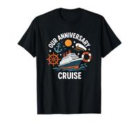 Nuestro Crucero de Aniversario Vacaciones náuticas Camiseta