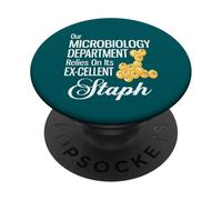 Nuestro Departamento de Microbiología confía en su estafilococo ex Celular PopSockets PopGrip Adhesivo
