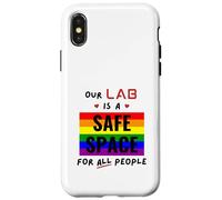 Nuestro laboratorio es un espacio seguro para todas las personas - Ciencia del Orgullo Gay Carcasa para iPhone X/XS