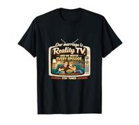 Nuestro Matrimonio es un Reality Show Divertido diseño de Parejas Camiseta