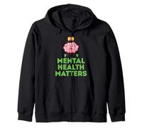 Nuestro Mes de concienciación sobre Salud Mental Importa Sudadera con Capucha