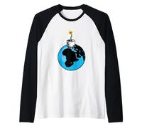 Nuestro planeta es una bomba de tiempo - Calentamiento global - Cambio climático Camiseta Manga Raglan