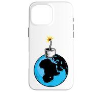 Nuestro planeta es una bomba de tiempo - Calentamiento global - Cambio climático Carcasa para iPhone 16 Pro Max