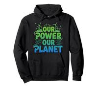 Nuestro Poder Nuestro Planeta - Tema Día de la Tierra Ambient Sudadera con Capucha