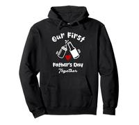 Nuestro primer día del padre juntos Sudadera con Capucha