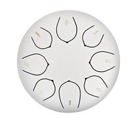 Nuestro tambor de lluvia de 6 pulgadas está aquí for transformar su jardín en un santuario de paz con su diseño duradero y de alta calidad.(White)