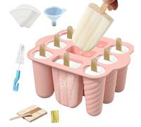 Nuestros palitos con un diseño llamativo son bastones de queso con, barra de hielo Vista 9 Slot Ice Cream Maker - Seguridad alimentaria casera con tapa - de verano -