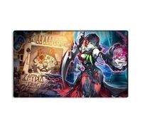 Nueva alfombra de juego de Mlikemat Diabellestarr La bruja oscura TCG CCG OCG tapete de juego de cartas coleccionables con zonas + bolsa gratis (ZD014-064-K)