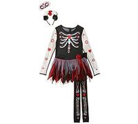 Nueva Amscan - adolescentes Halloween Miedo to the Hueso Niña Esqueleto Disfraz infantil de fiesta