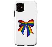Nueva Bandera del Orgullo LGBTQ Queer Trans Poly Pride Coquette Bow Carcasa para iPhone 11