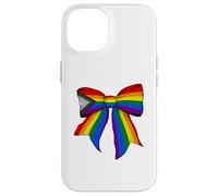 Nueva Bandera del Orgullo LGBTQ Queer Trans Poly Pride Coquette Bow Carcasa para iPhone 14