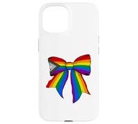Nueva Bandera del Orgullo LGBTQ Queer Trans Poly Pride Coquette Bow Carcasa para iPhone 15
