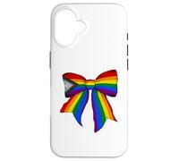 Nueva Bandera del Orgullo LGBTQ Queer Trans Poly Pride Coquette Bow Carcasa para iPhone 16