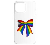 Nueva Bandera del Orgullo LGBTQ Queer Trans Poly Pride Coquette Bow Carcasa para iPhone 16 Pro MAX