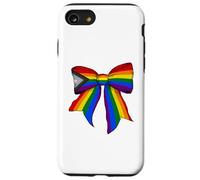 Nueva Bandera del Orgullo LGBTQ Queer Trans Poly Pride Coquette Bow Carcasa para iPhone SE (2020) / 7/8