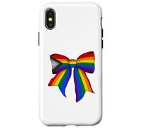 Nueva Bandera del Orgullo LGBTQ Queer Trans Poly Pride Coquette Bow Carcasa para iPhone X/XS