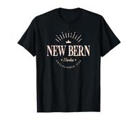 Nueva Berna Carolina del Norte Moderno - New Bern NC Camiseta