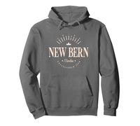 Nueva Berna Carolina del Norte Moderno - New Bern NC Sudadera con Capucha