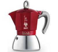 Nueva Cafetera Italiana Moka Inducción 100ml (Roja) - BIALETTI